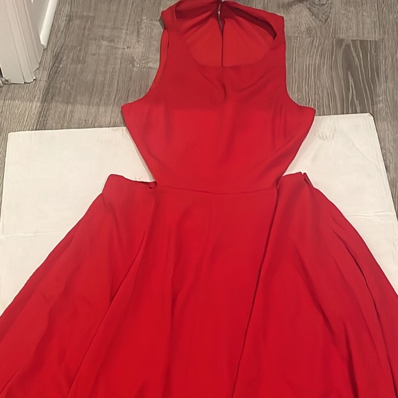 ali and jay bohemian rhapsody dress New! Ali & Jay Bohemian Rhapsody Red Cutout High Low Maxi Dress Size Small